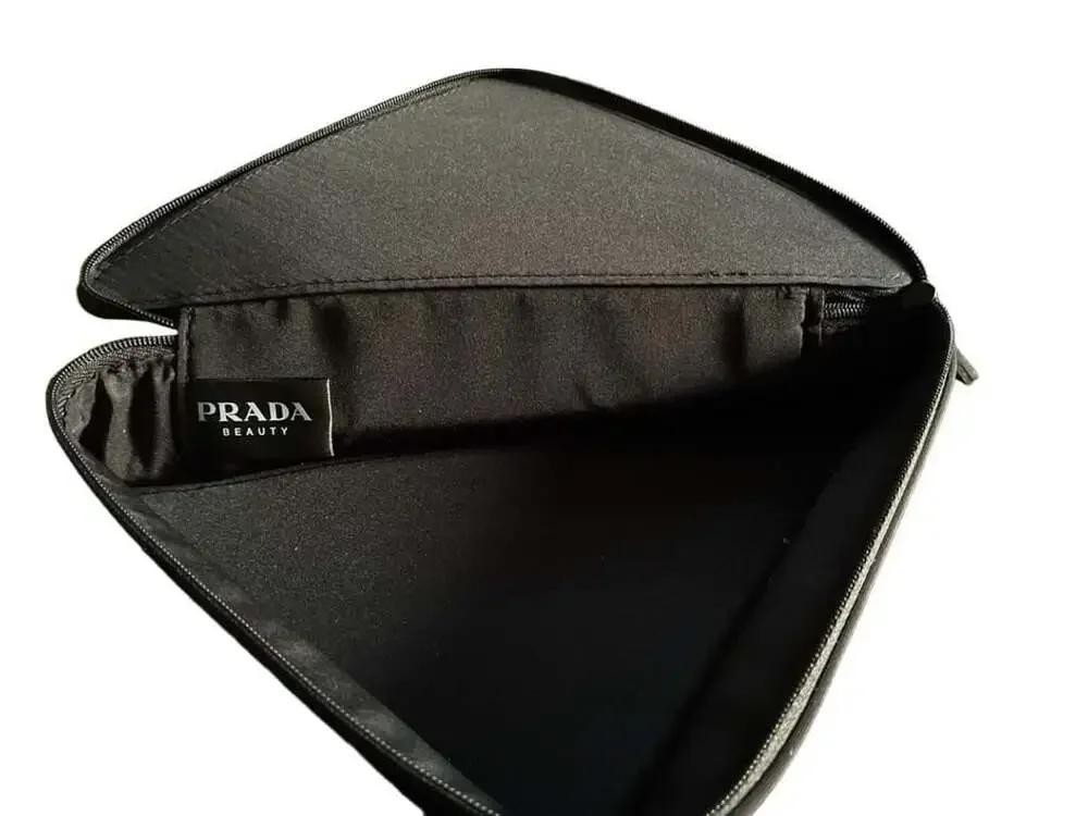 Prada Beauty Paradoxe Pouch Pink Triangle Cosmetic Case-NWOT-Blush pink
